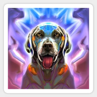 Dharma Dog (18) - Trippy Psychedelic Doggo Sticker